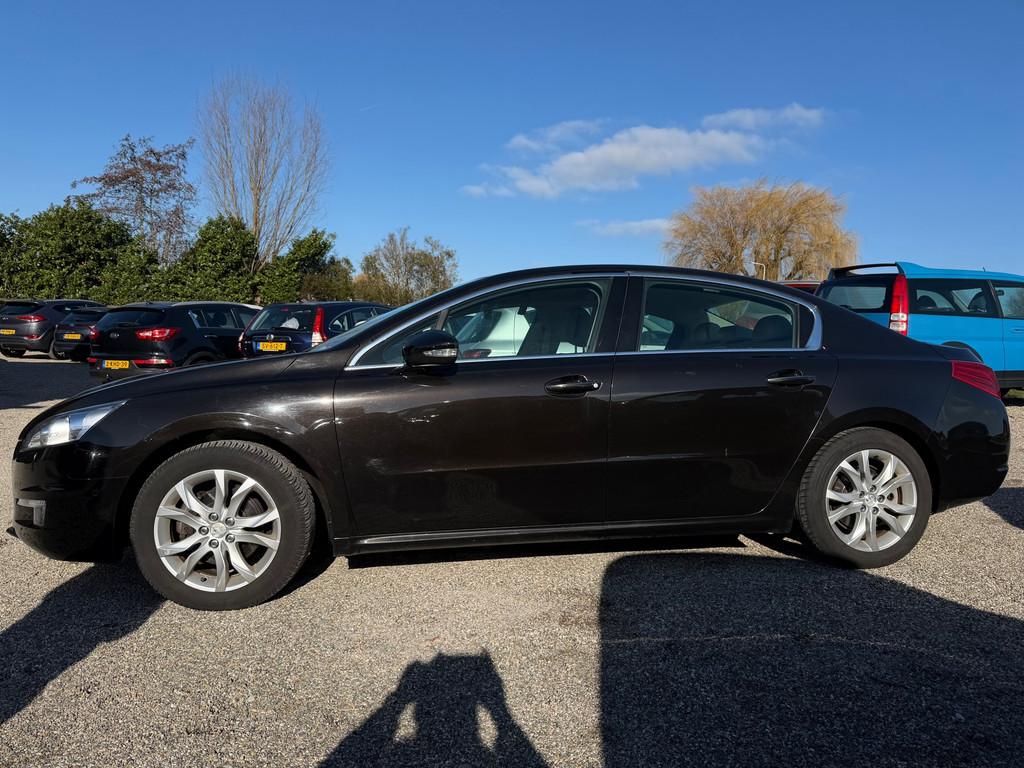 Peugeot 508 2.0 HDi Blue Lease Premium Hybrid4 Leer Clima Cr, Auto's, Peugeot, Automaat, Euro 5, Gebruikt, Beige