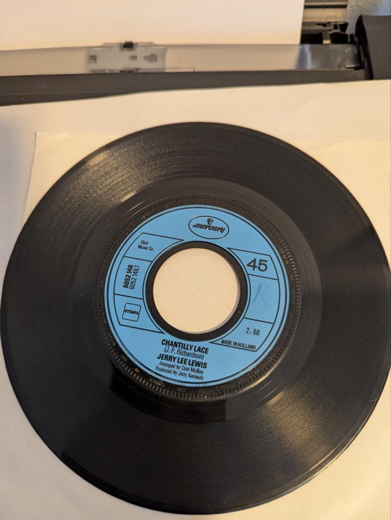 Jerry Lee Lewis - Chantilly ( vinyl single), Ophalen of Verzenden, Gebruikt, Single