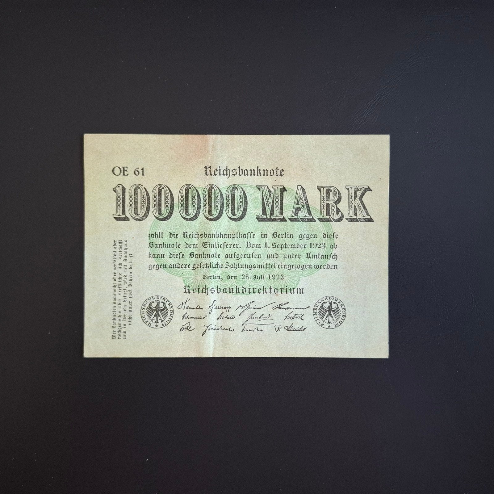 100000 mark Duitsland #061, Verzenden, Duitsland, Los biljet