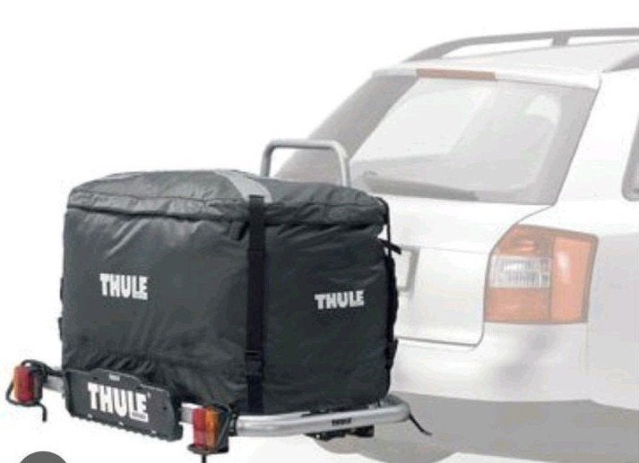 Thule EasyBase + EasyBag + 2 fiets rails, Ophalen, Gebruikt
