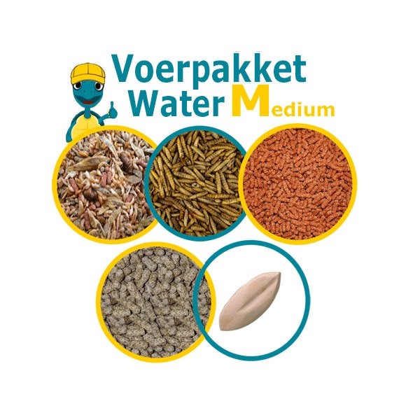 Voerpakket Waterschildpadden Medium (Goed Schildpaddenvoer), Dieren en Toebehoren, Winkel Schildpaddencentrum, Overige typen, Nieuw