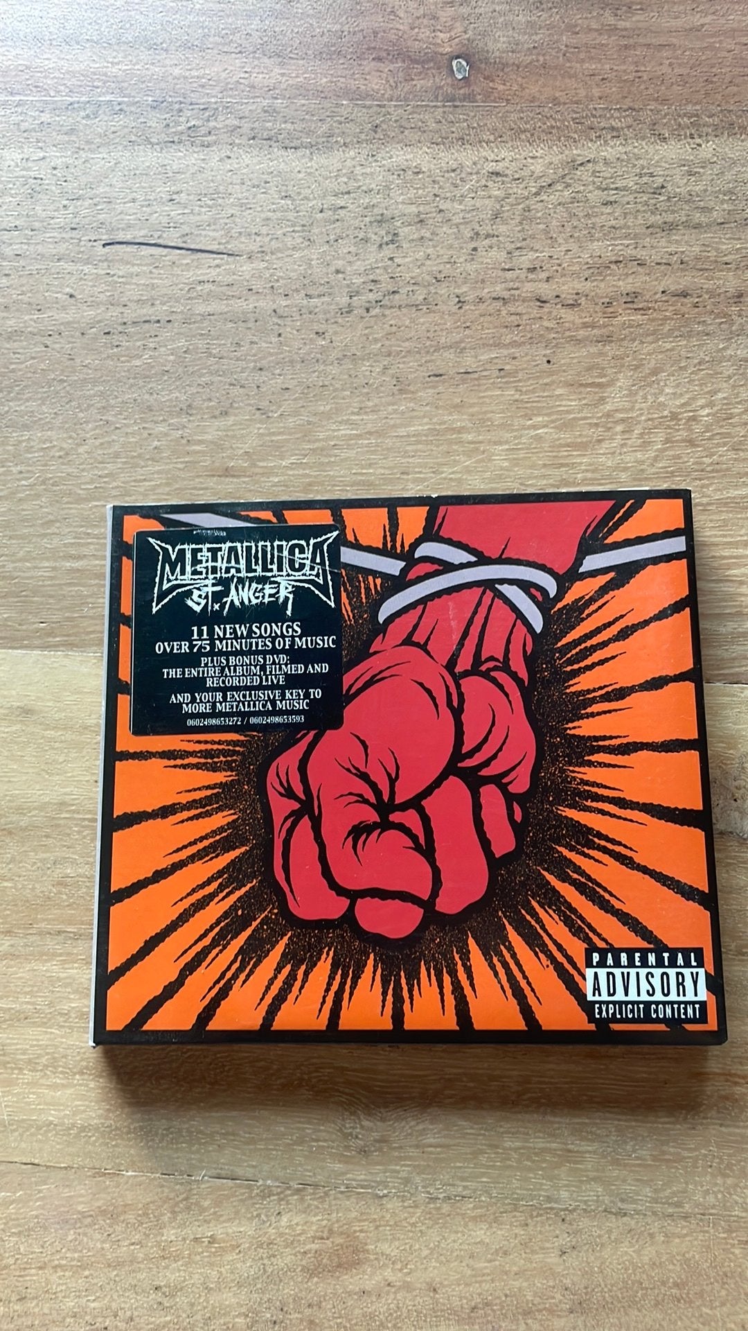 Metallica - St. Anger Limited Edition CD+DVD Digipak, Ophalen of Verzenden, Zo goed als nieuw, Album, Digipak
