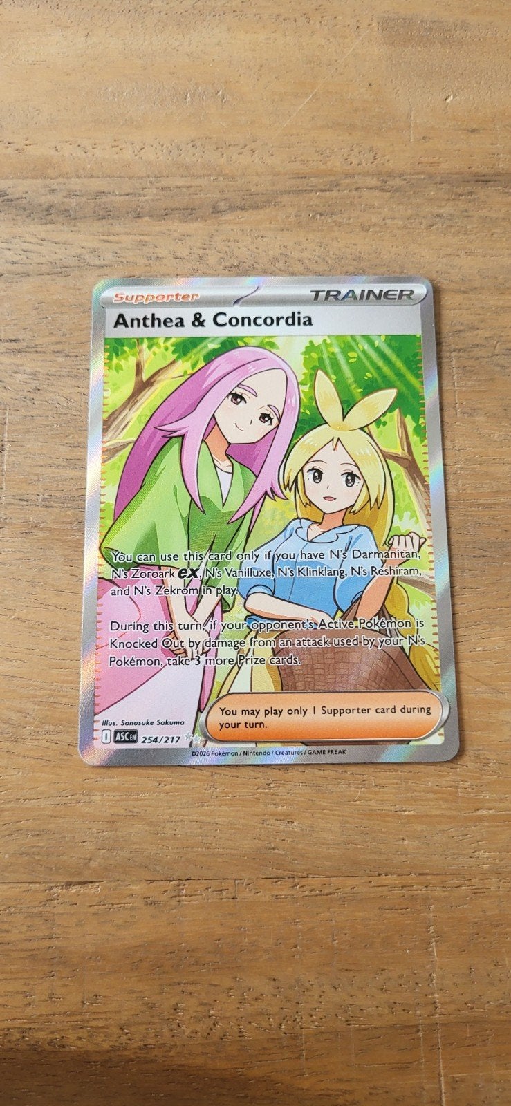 Anthea & Concordia Ascended Heroes, Ophalen of Verzenden, Zo goed als nieuw, Losse kaart
