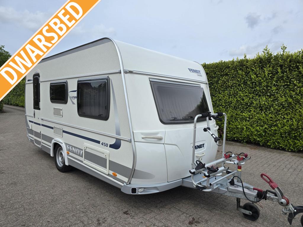 Fendt Saphir 450 QB Isabella Voortent Luifel Fietsendragers, Caravans en Kamperen, Treinzit, Fendt, Tot en met 4, 1000 - 1250 kg