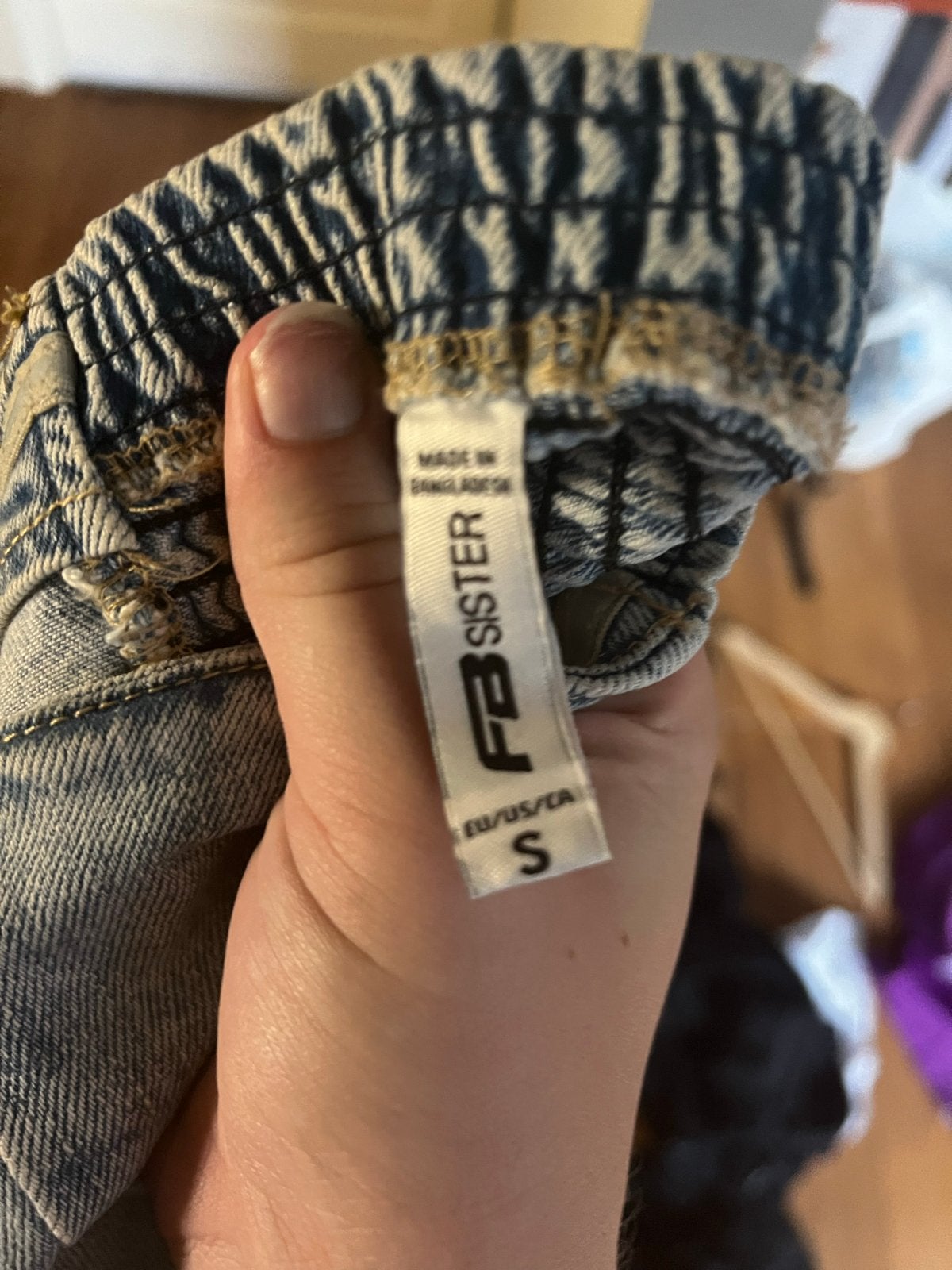 FB Sister spijker jumpsuit maat S, Ophalen of Verzenden, Zo goed als nieuw, Maat 36 (S), Blauw