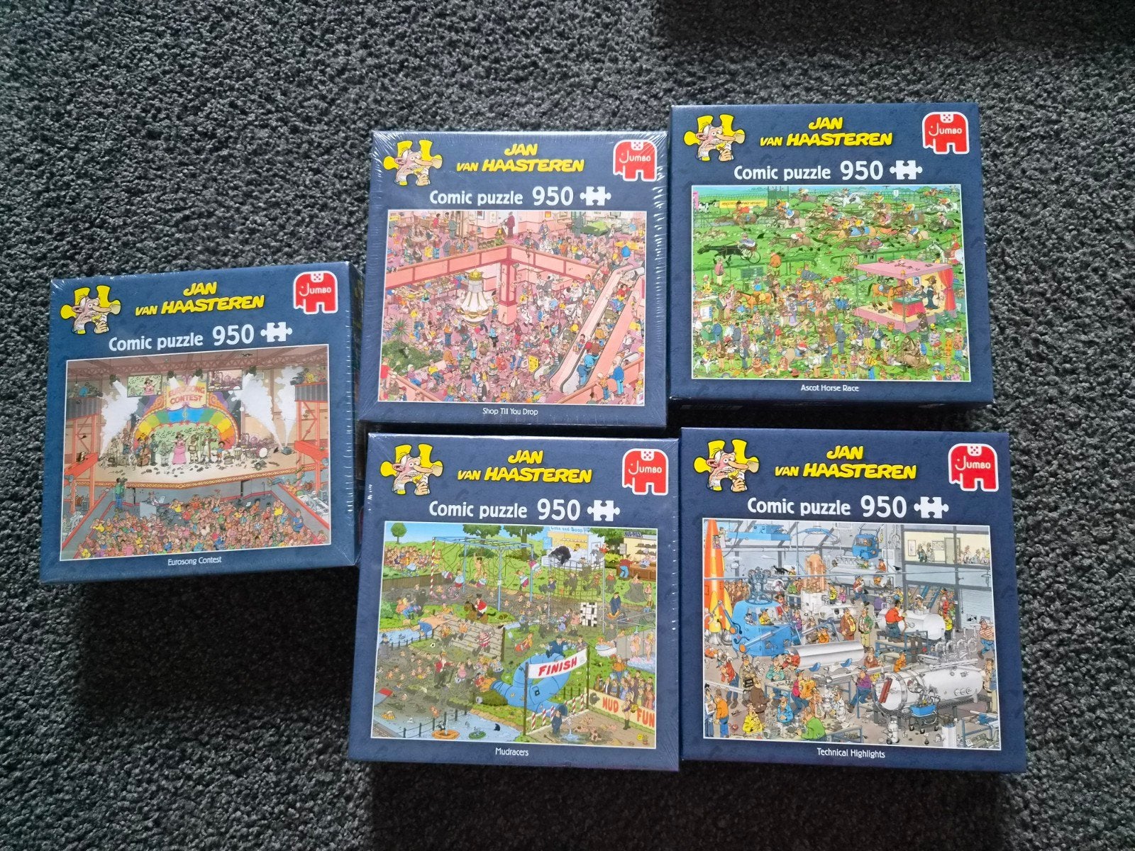 11 Jan van Haasteren puzzels 500 / 950 / 1000 en 2000, Hobby en Vrije tijd, Ophalen of Verzenden, 500 t/m 1500 stukjes, Zo goed als nieuw