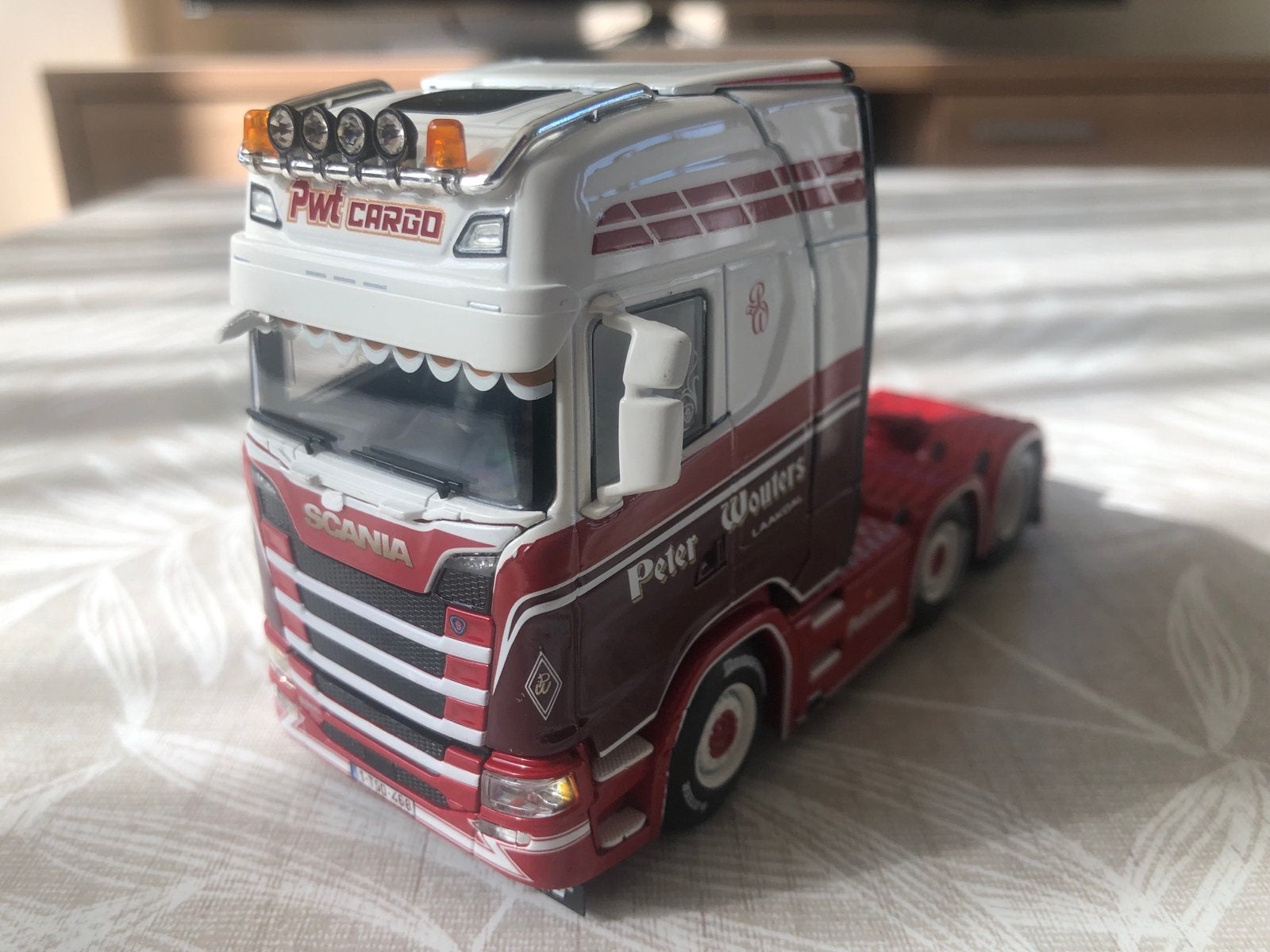 Scania S Highline Peter Wouters WSI 1:50 Nieuw, Ophalen of Verzenden, Nieuw, Bus of Vrachtwagen, Wsi