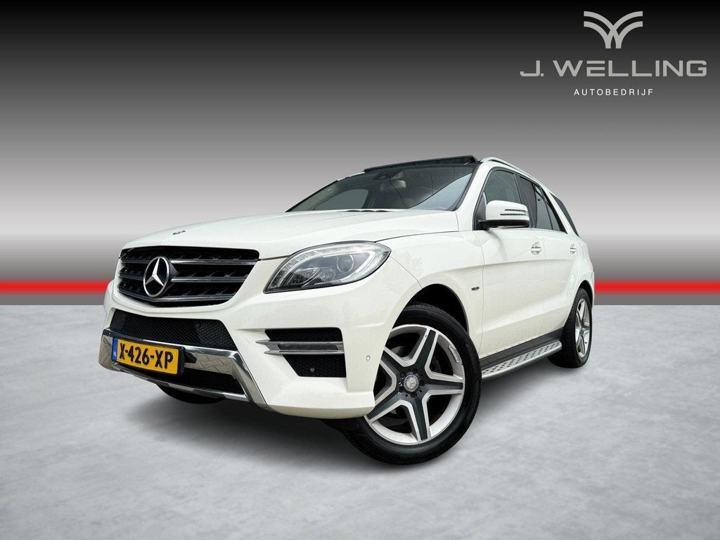 Mercedes-Benz M-klasse 350 pano / camera / leder / memory, Auto's, Mercedes-Benz, Automaat, Stof, Gebruikt, 138 €/maand