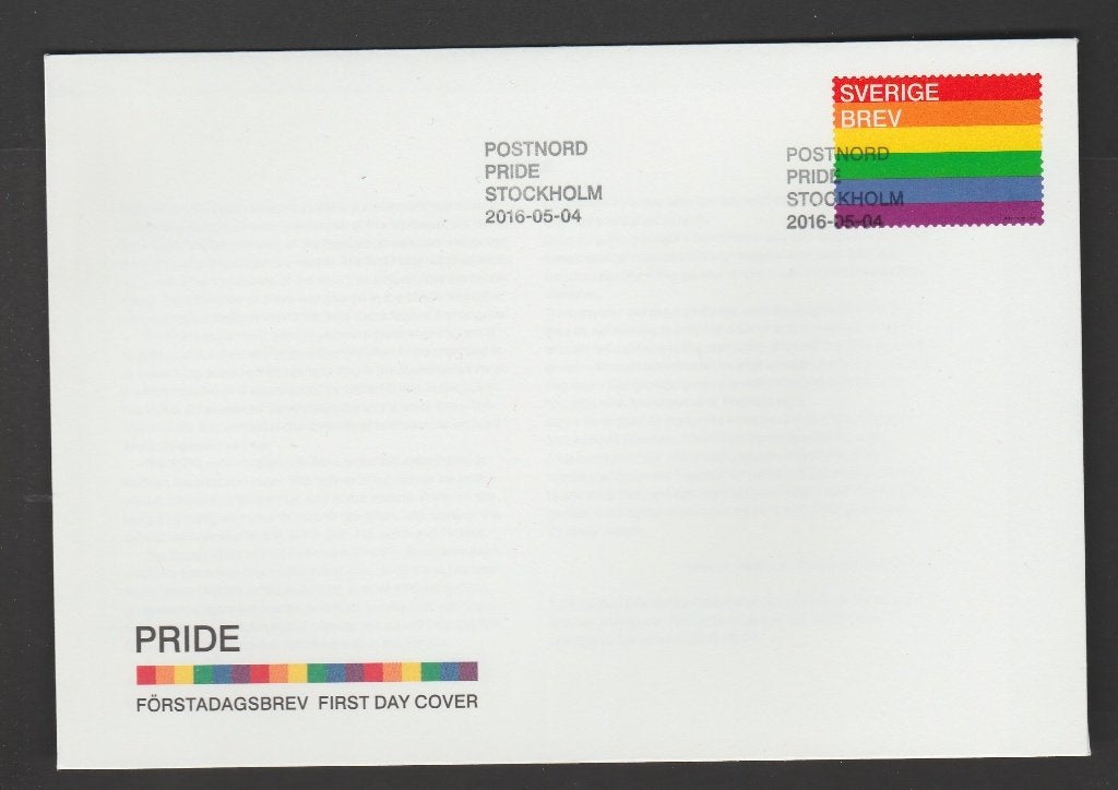 Zweden - FDC - Michelnr 3123 - pride, regenboogvlag, Postzegels en Munten, Postzegels | Europa | Scandinavië, Verzenden, Zweden
