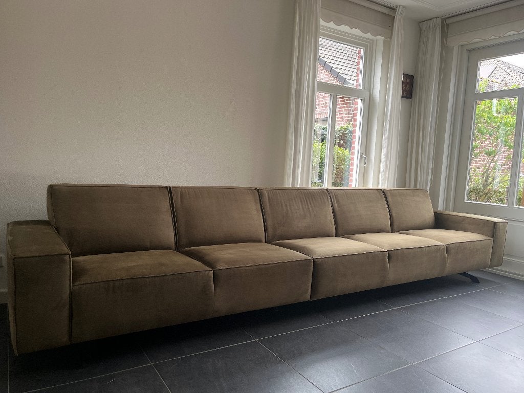 Degelijke Montel Giant 5-zitsbank uit 2022!!!, Ophalen, 300 cm of meer, 75 tot 100 cm, Rechte bank