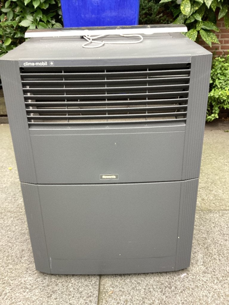 Airco Rowenta, Witgoed en Apparatuur, Airco's, Zo goed als nieuw, Mobiele airco, Minder dan 60 m³, 3 snelheden of meer, Koelen en Ontvochtigen