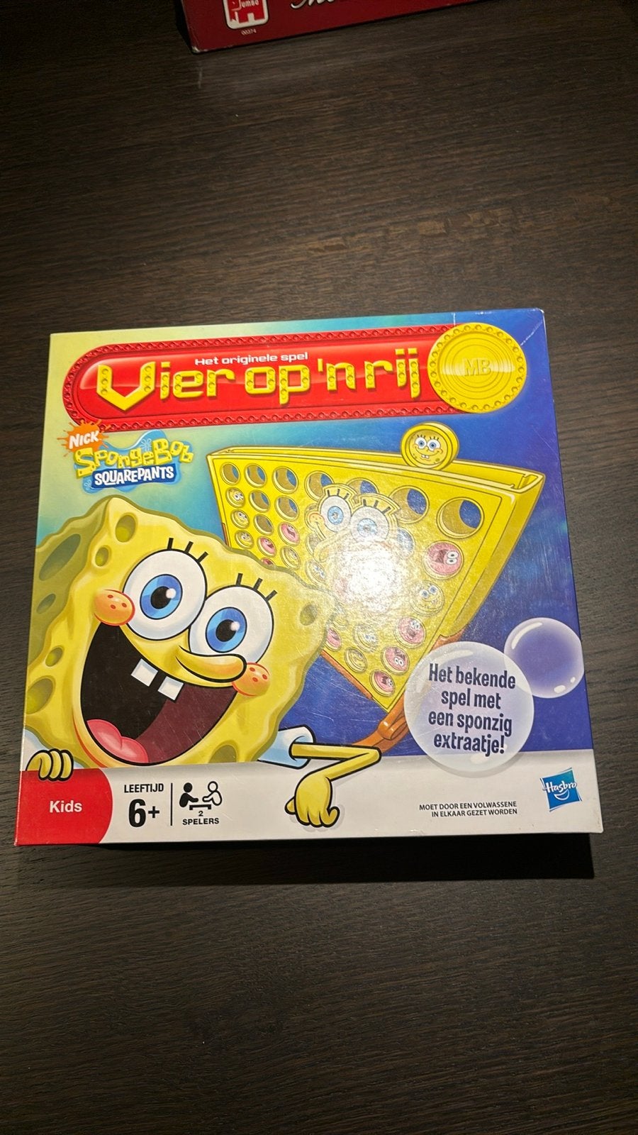 SpongeBob Vier op 'n rij - Het originele spel, Een of twee spelers, Ophalen of Verzenden, Gebruikt