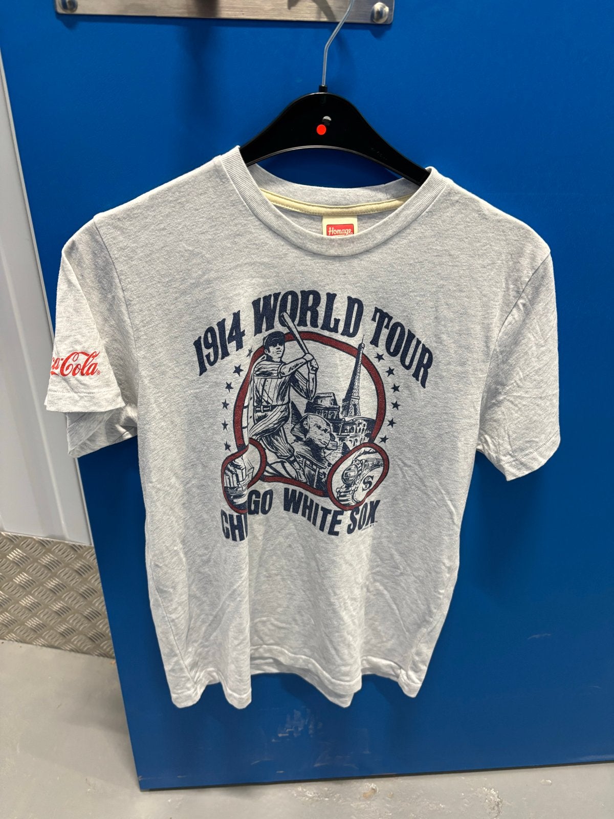 Homage Chicago White Sox 1914 World Tour T-shirt Maat M, Ophalen of Verzenden, Nieuw, Maat 48/50 (M), Grijs