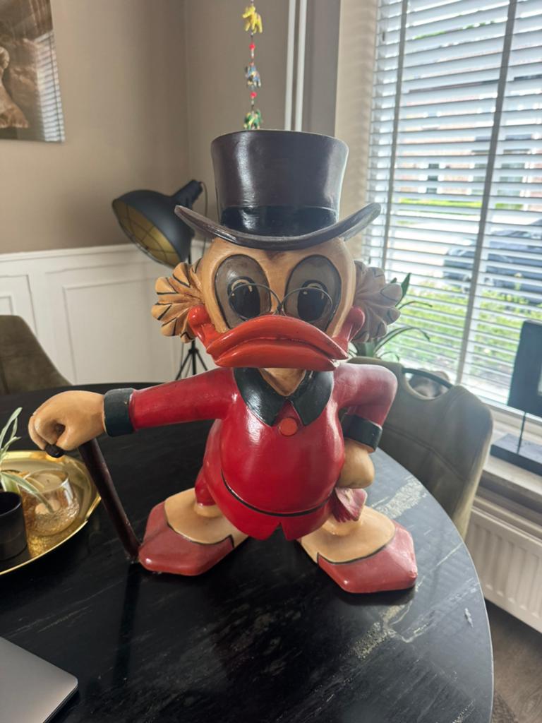 Dagobert Duck beeld, Ophalen, Donald Duck, Gebruikt, Beeldje of Figuurtje
