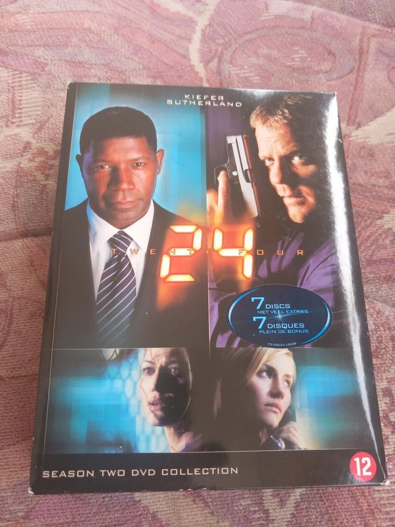 Kiefer Sutherland Dvd's 2-1-3-7-8-4-5-6, Ophalen of Verzenden, Zo goed als nieuw