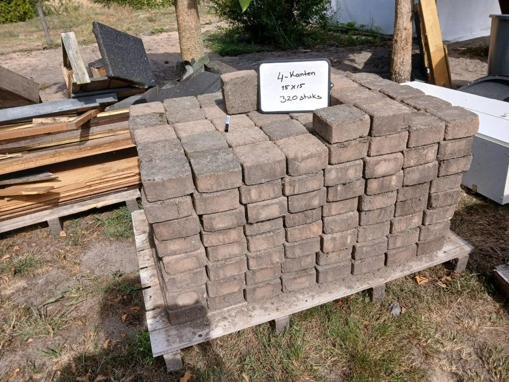 Gebruikte klinkers en terrastegels, Ophalen, Gebruikt, 10 m² of meer, Beton