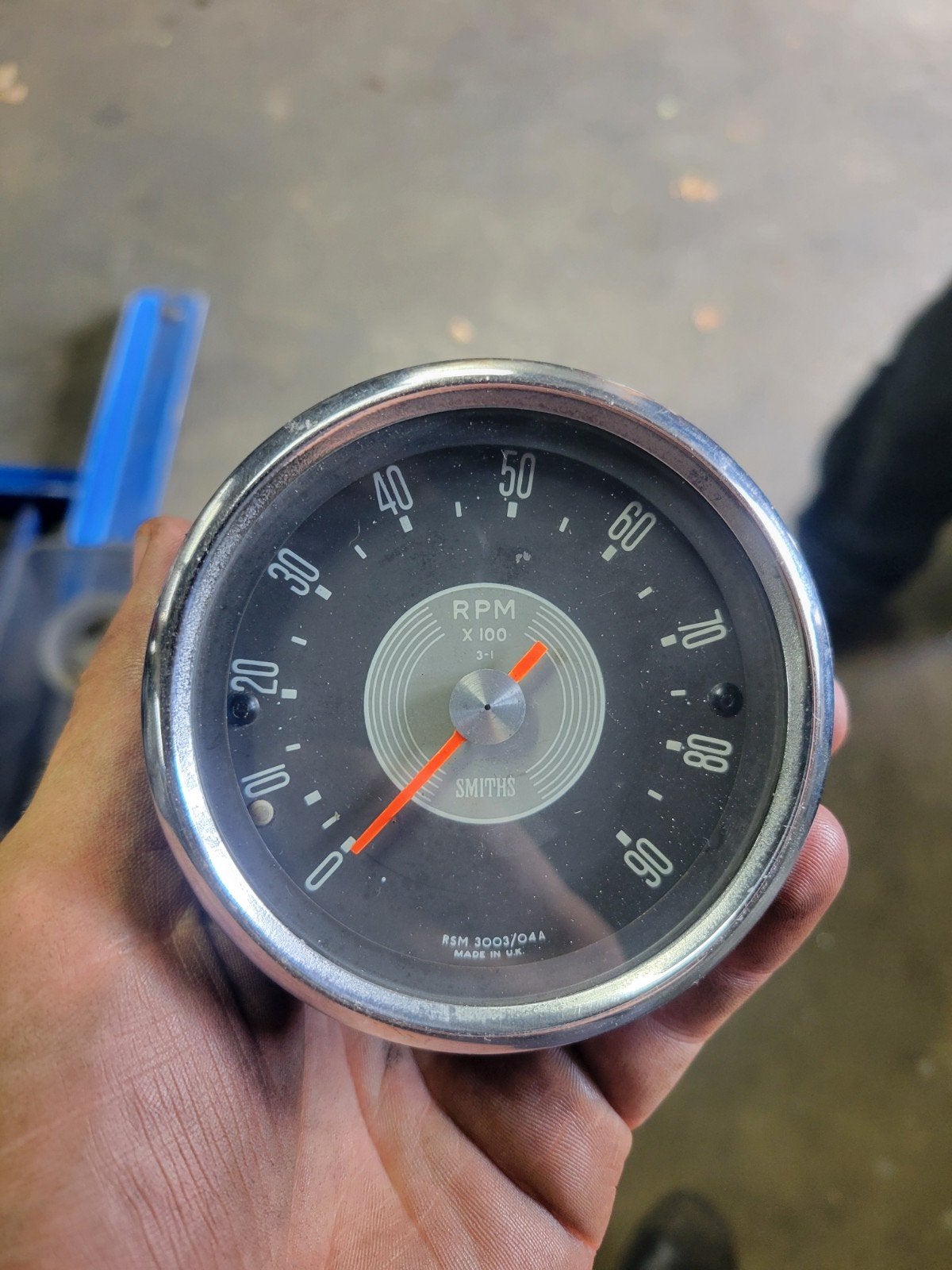Smiths Toerenteller RPM x 100 Oldtimer Klassieker, Motoren, Ophalen of Verzenden