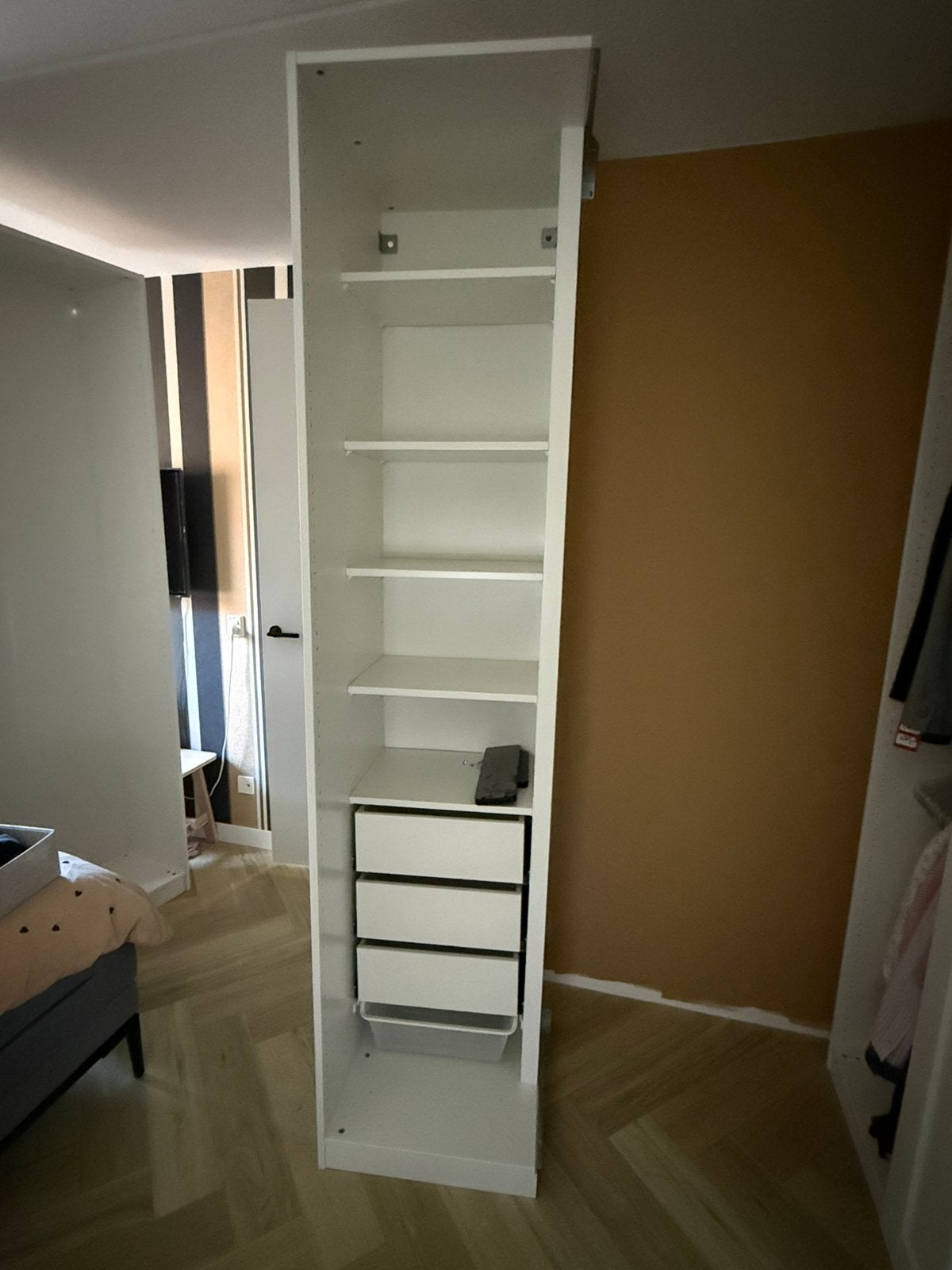 IKEA Pax hoekkast 236x50cm met lades en planken, Huis en Inrichting, Ophalen, Gebruikt, 200 cm of meer, 50 tot 100 cm
