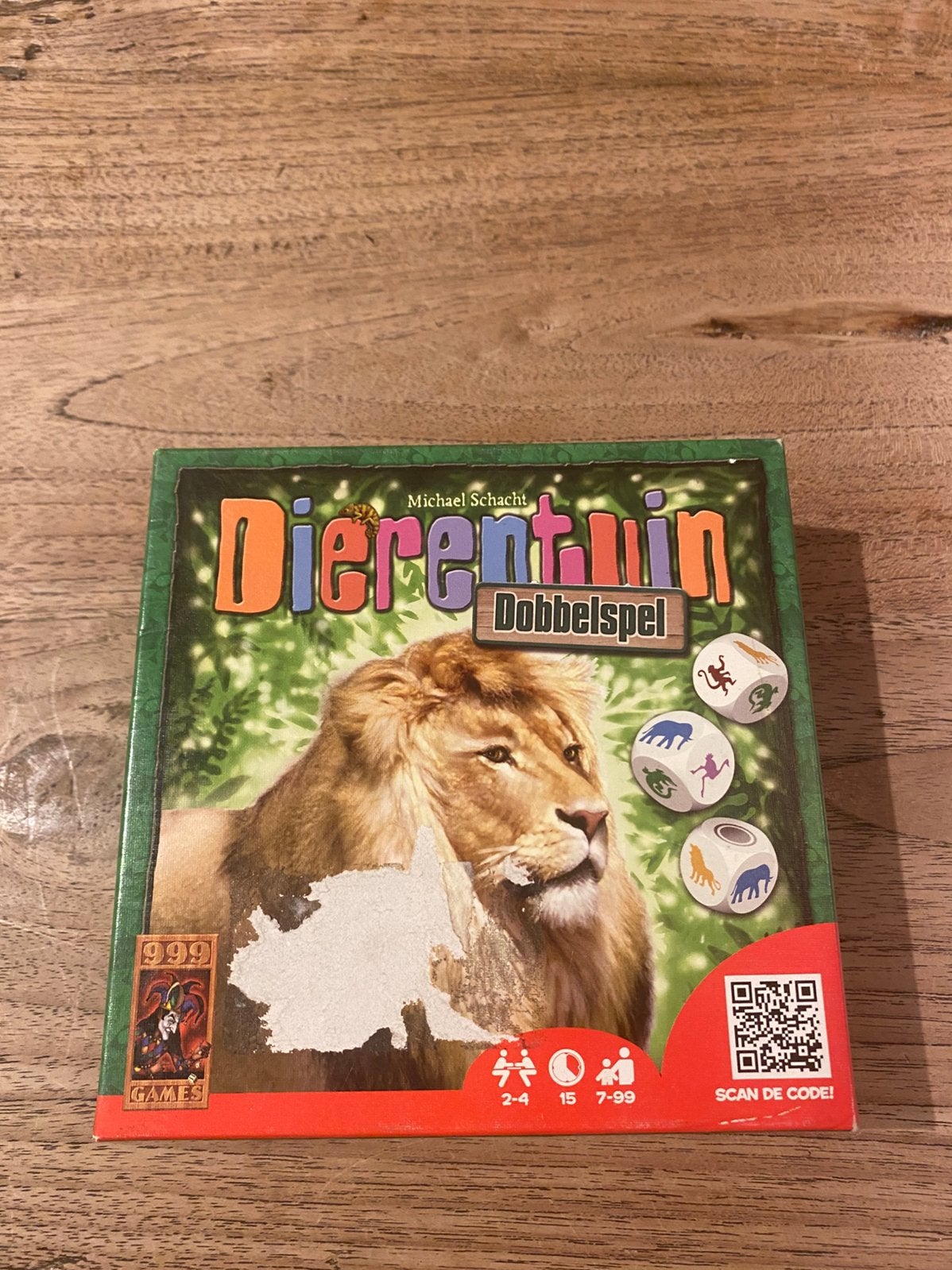 999 games Dierentuin dobbelspel, zgan, Ophalen of Verzenden, Zo goed als nieuw