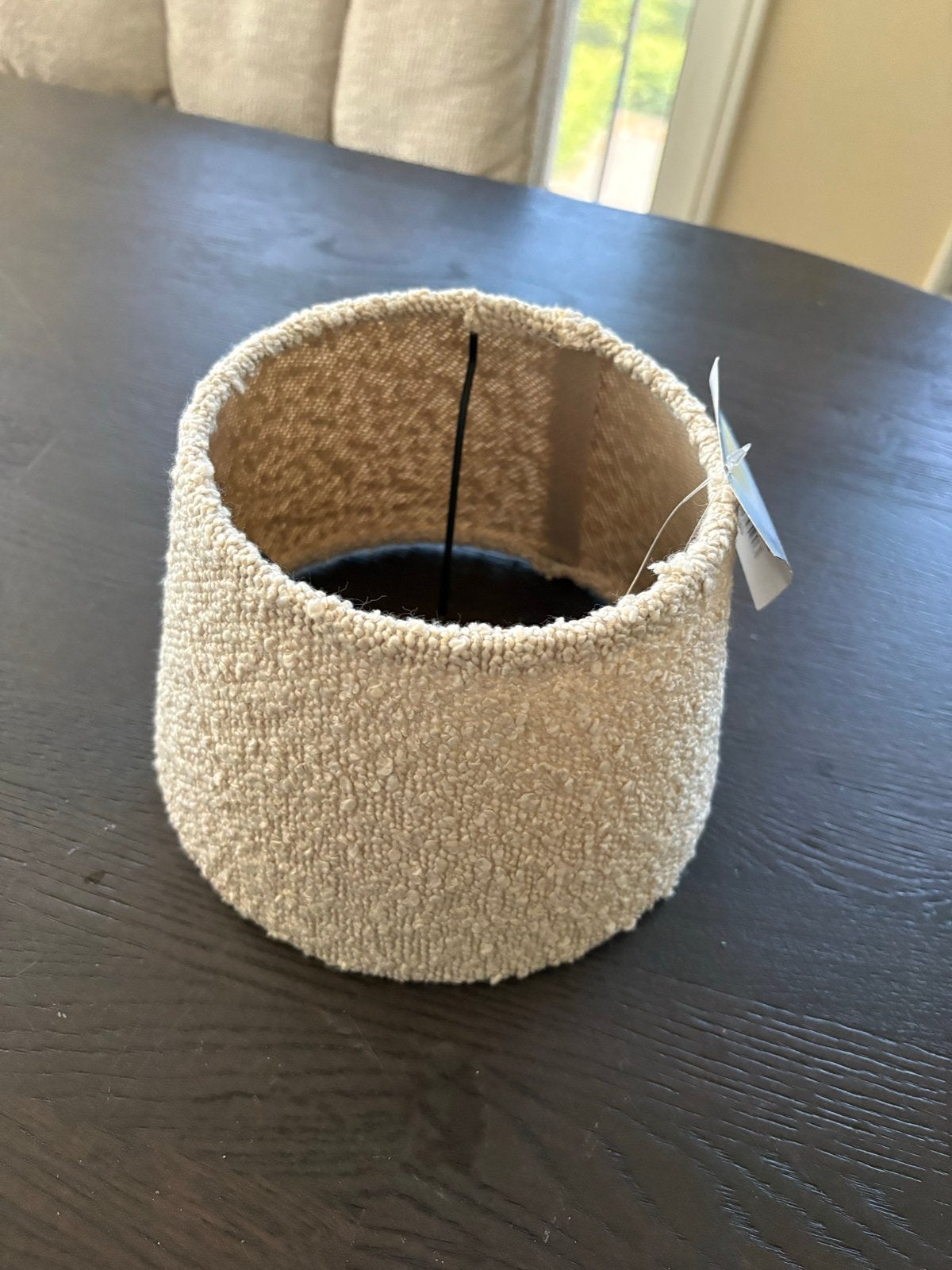 Nieuwe Krepi Casa Lampenkap - Beige Textiel, Ophalen, Tafellamp, Beige, Rond