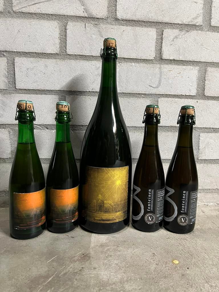 3 Fonteinen Vintage Label bieren, Verzamelen, Ophalen, Zo goed als nieuw, Flesje(s), Overige merken