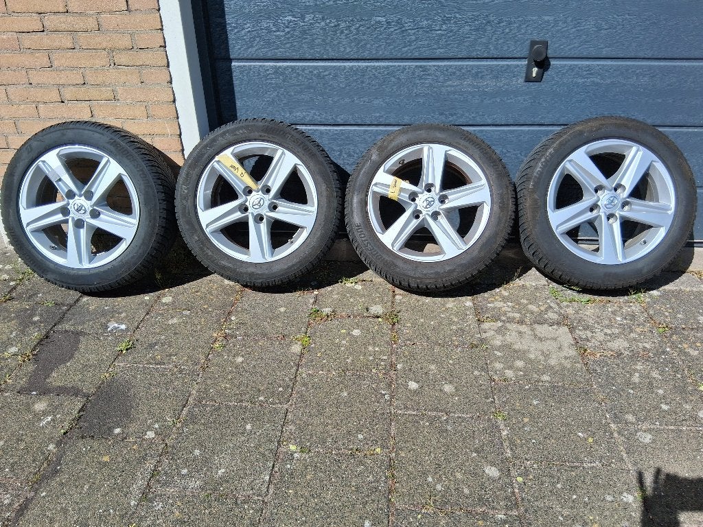 velgen met winterbanden 205-55-16, Ophalen