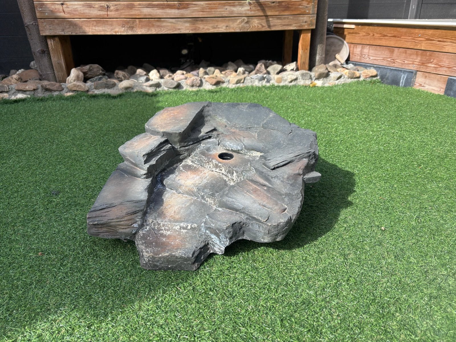 Natuurlijke Waterval Tuinornament - Gebruikt, Tuin en Terras, Ophalen of Verzenden, Gebruikt, Kunststof, Waterval