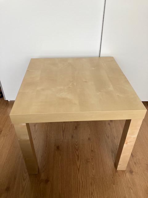 Ika lack bijzettafel, Gebruikt, Vierkant, 55 tot 75 cm, Hout