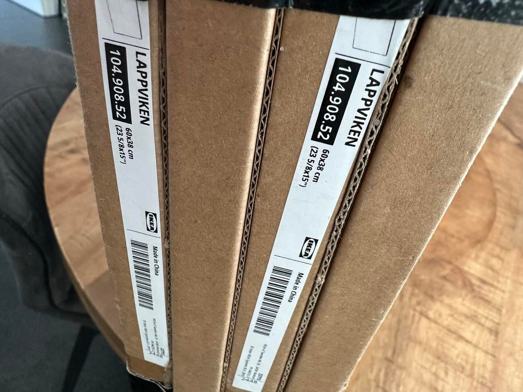 4x IKEA LAPPVIKEN ladefronten wit mat 60x38cm - Nieuw in doo, Ophalen of Verzenden, Zo goed als nieuw
