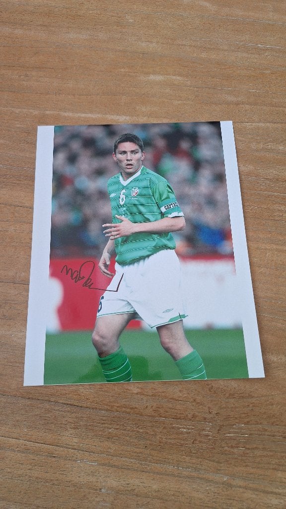 Foto 20x25 cm met handtekening; Matt Ireland # Ierland, Ophalen of Verzenden, Nieuw, Buitenlandse clubs, Overige typen