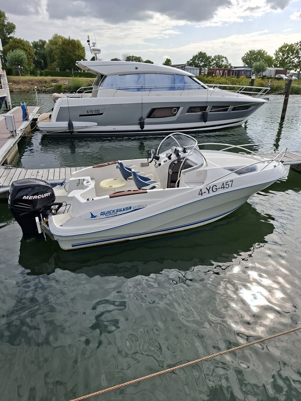 QUICKSILVER 635 WA Commander 150 pk Mercury Verado met trail, Watersport en Boten, Vis- en Consoleboten, Ophalen of Verzenden