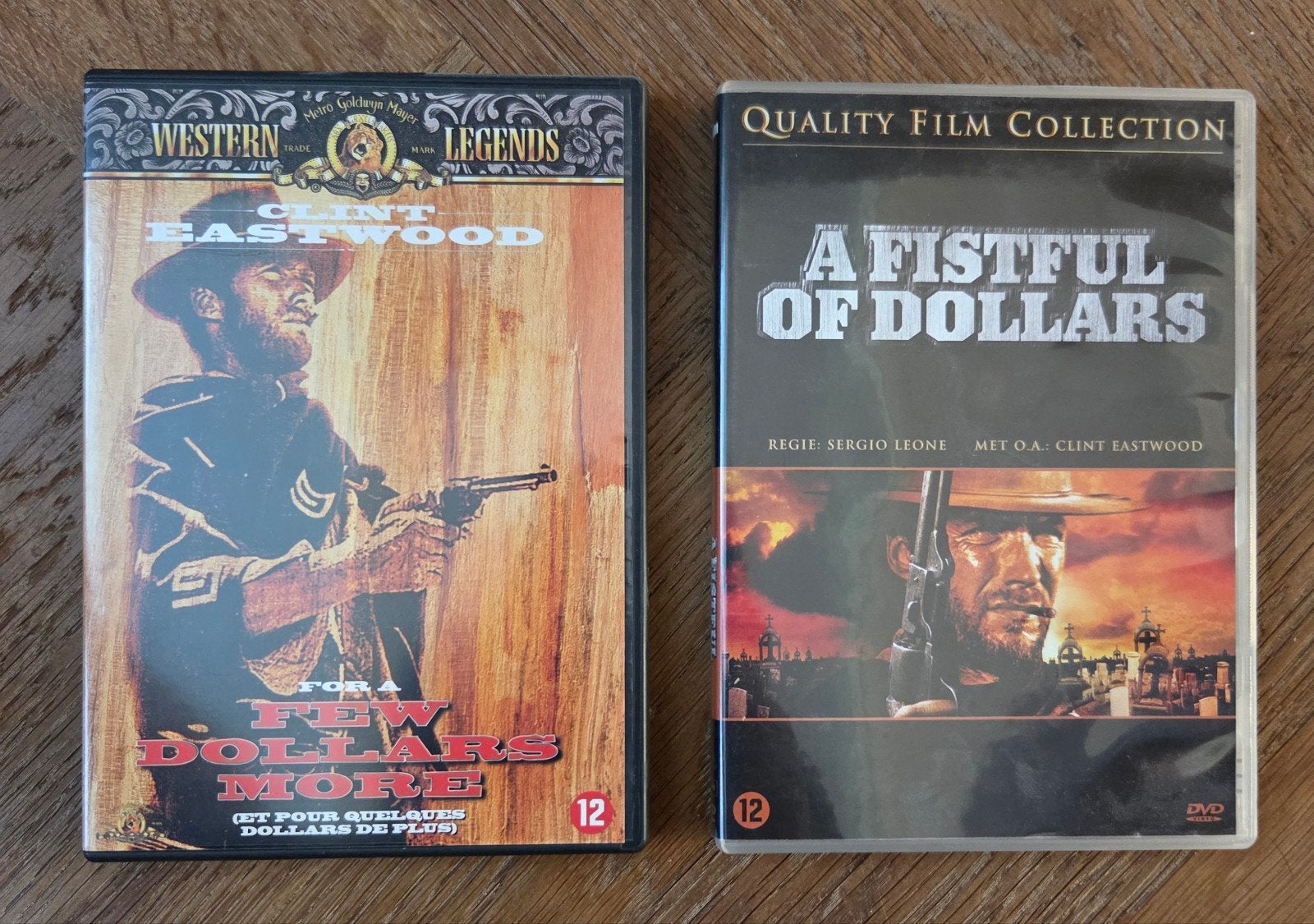 a fistful of dollars,for a few dollars more.Clint Eastwood., Ophalen of Verzenden, Zo goed als nieuw