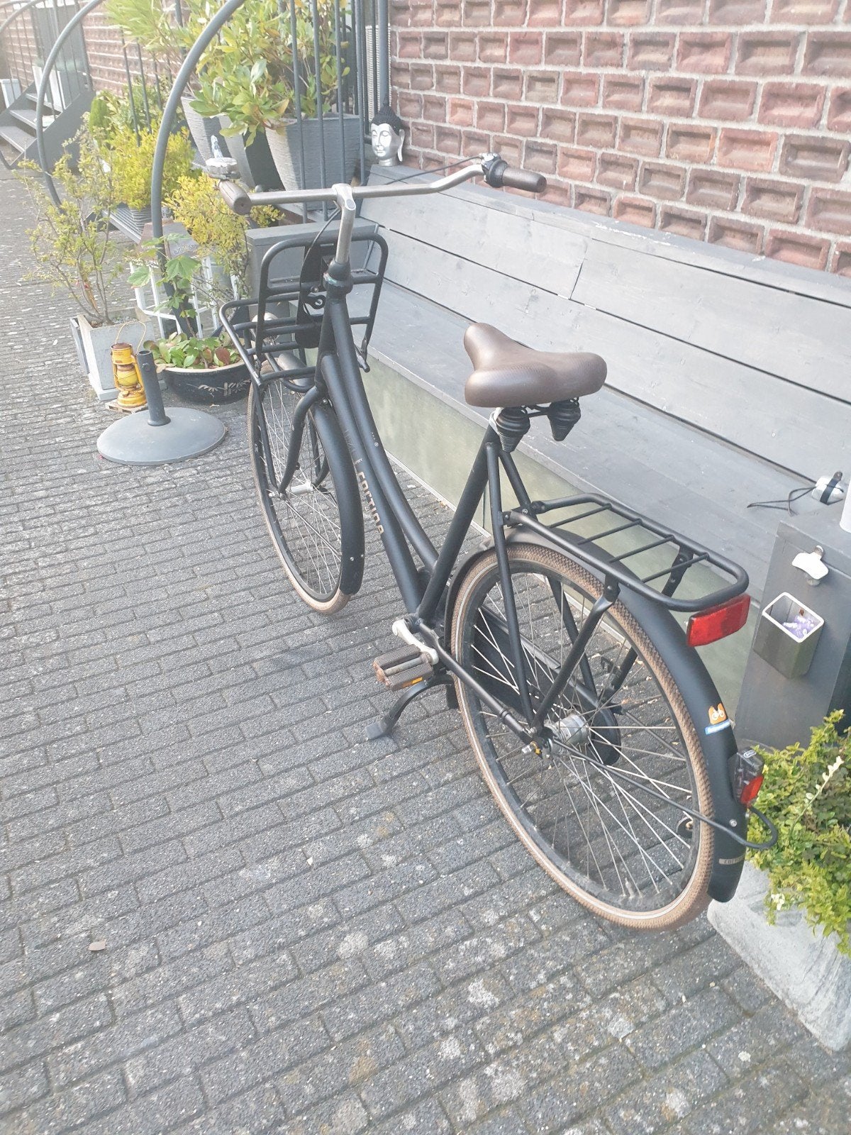 Cortina Transportfiets Dames - Mat Zwart - 3 Versnellingen, Ophalen of Verzenden, Gebruikt, Overige merken, Versnellingen