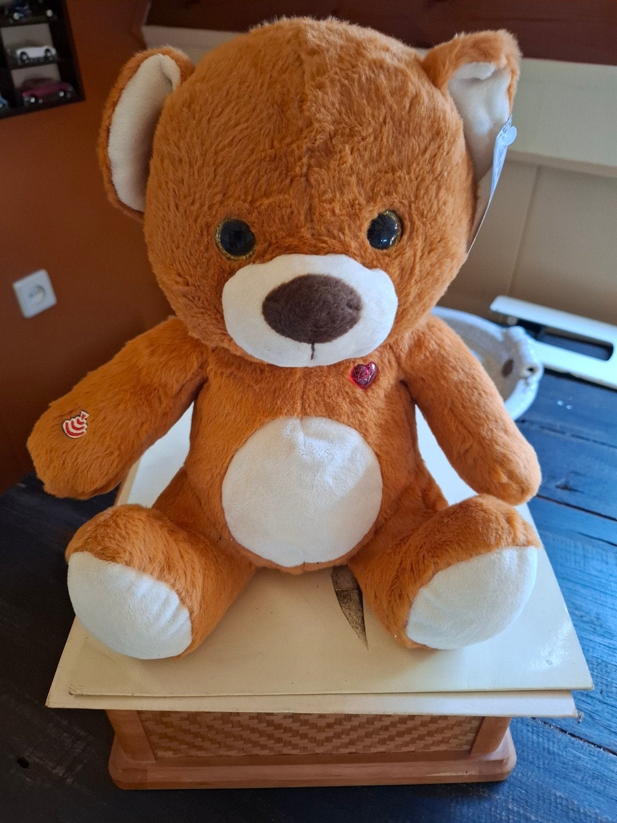 Cloud Pet Pals knuffelbeer met label, Kinderen en Baby's, Overige merken, Beer, Nieuw, Ophalen of Verzenden