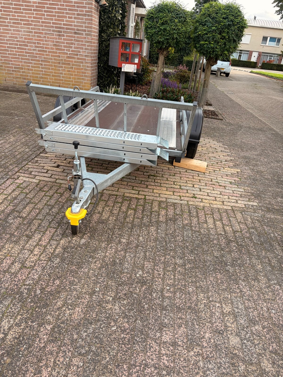 Stevige aanhangwagen voor quad of motor, Auto diversen, Ophalen of Verzenden, Gebruikt