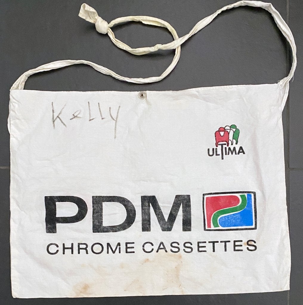 Wielrennen musette/etenszak PDM met geschreven tekst: KELLY, Ophalen of Verzenden, Overige typen