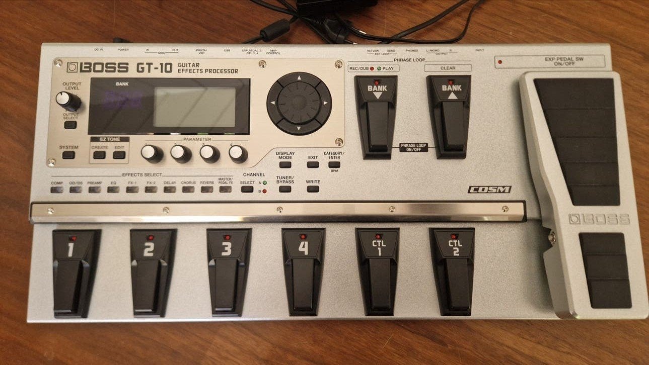 BOSS GT-10 Gitaar Multi-effect Processor, Muziek en Instrumenten, Effecten, Ophalen of Verzenden, Gebruikt, Multi-effect