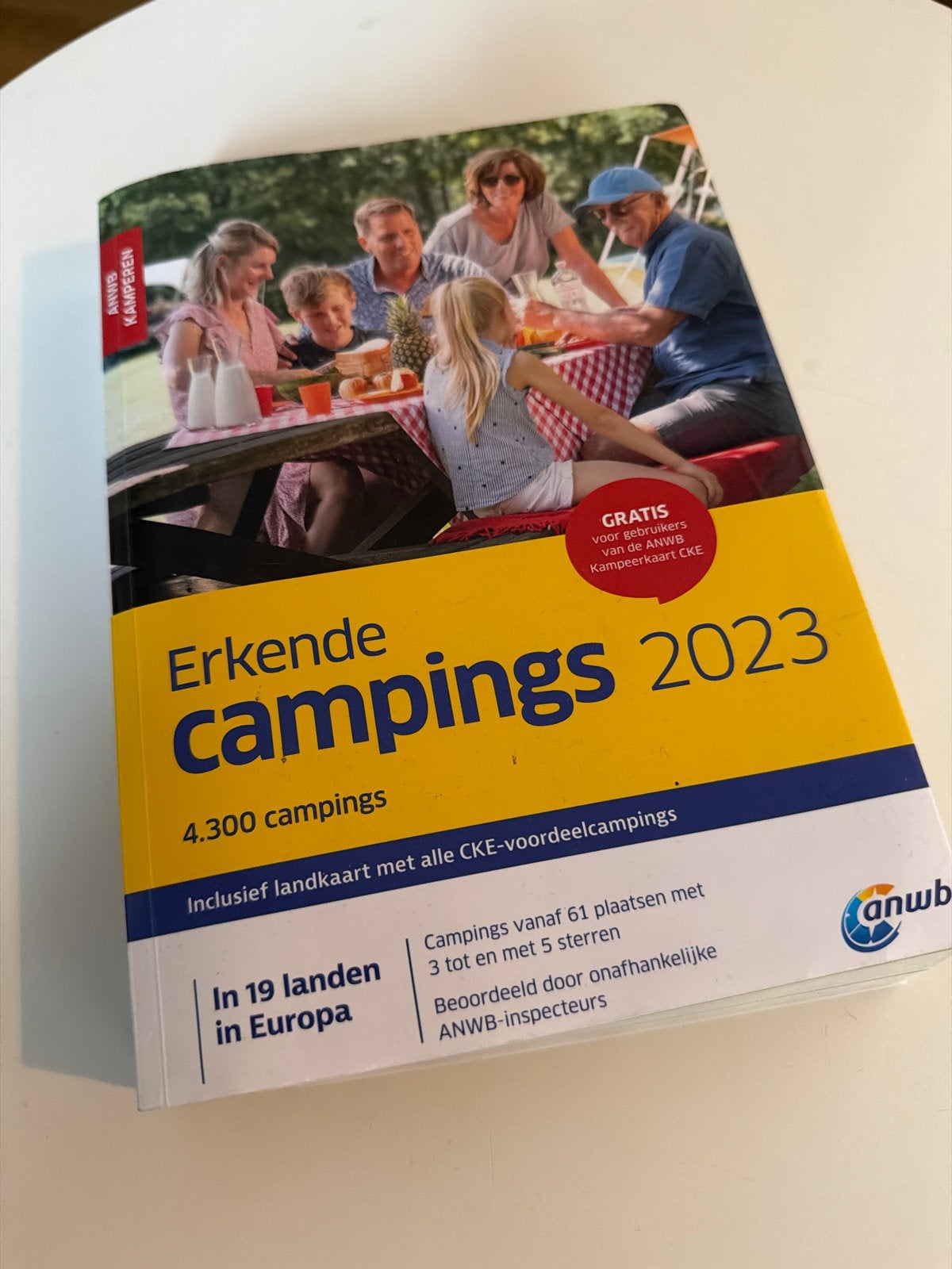 ANWB campinggids 2023 nieuw gratis afhalen, Ophalen, Europa, Nieuw, Campinggids