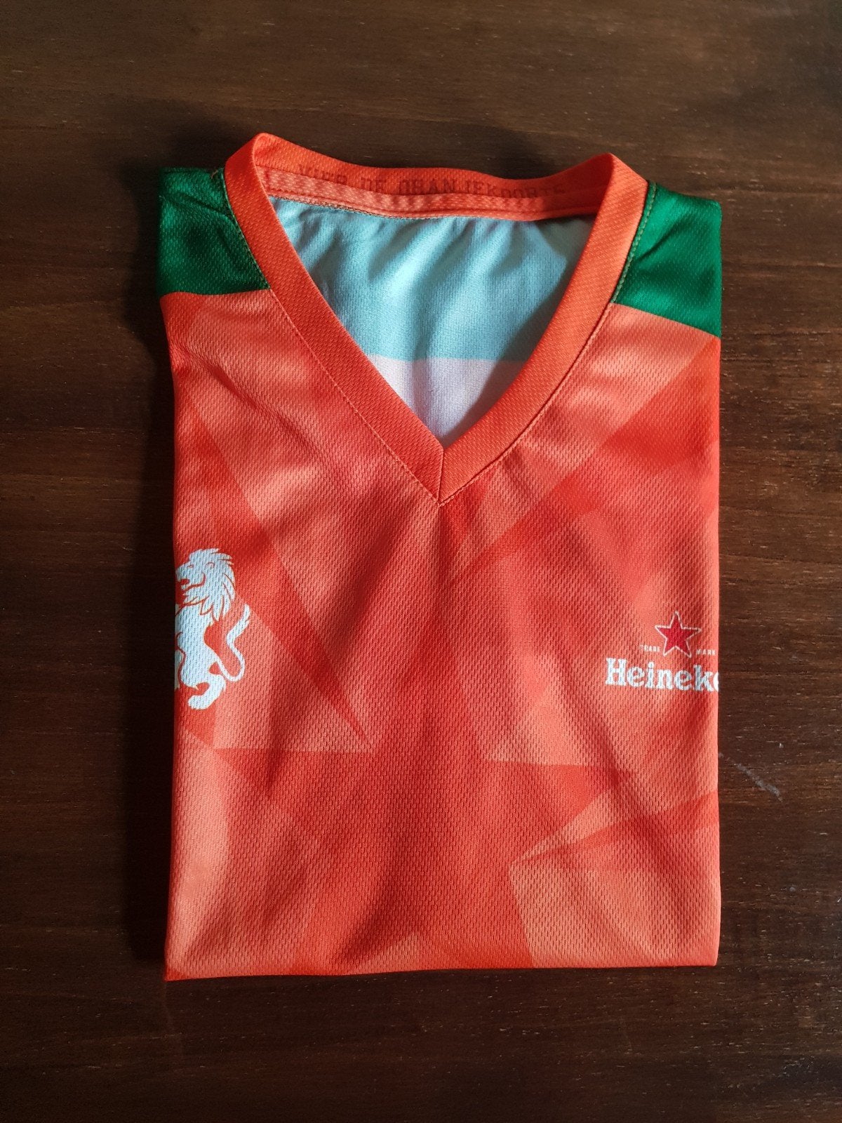 Oranje Heineken voetbalshirt Samba 2014, Sport en Fitness, Maat M, Ophalen of Verzenden, Zo goed als nieuw, Shirt