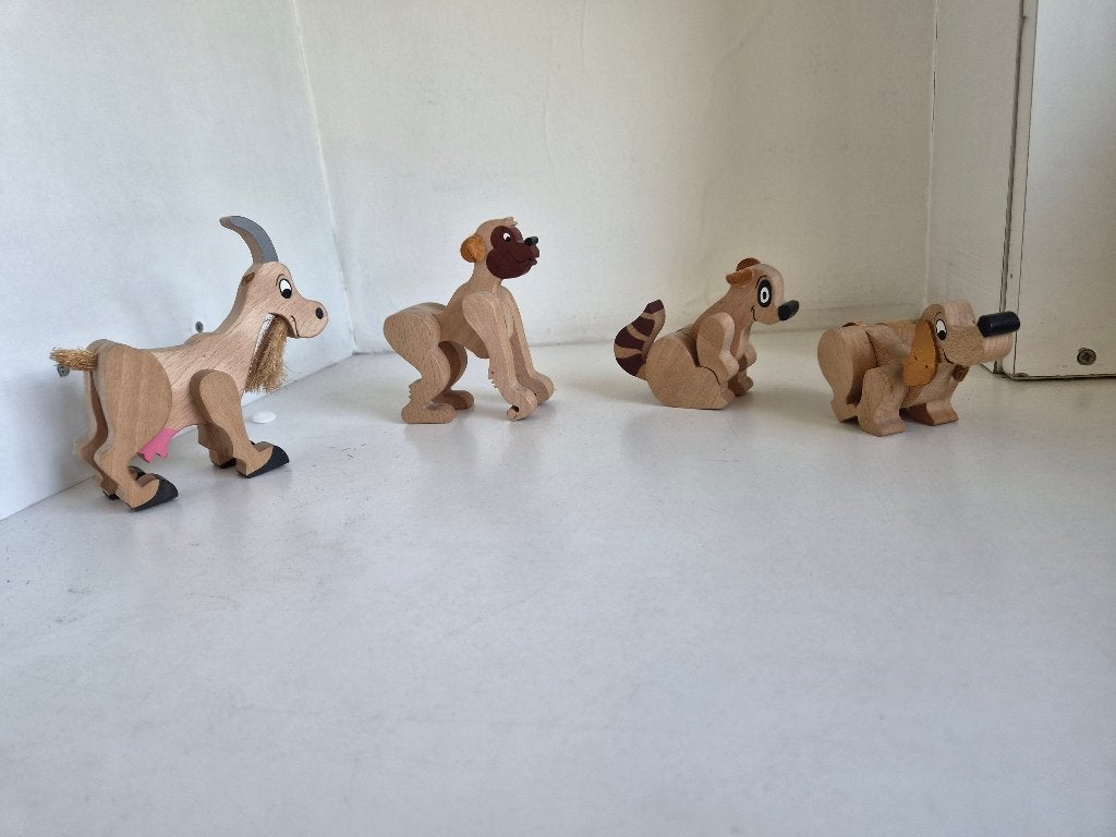 houten dieren, Ophalen of Verzenden, Zo goed als nieuw