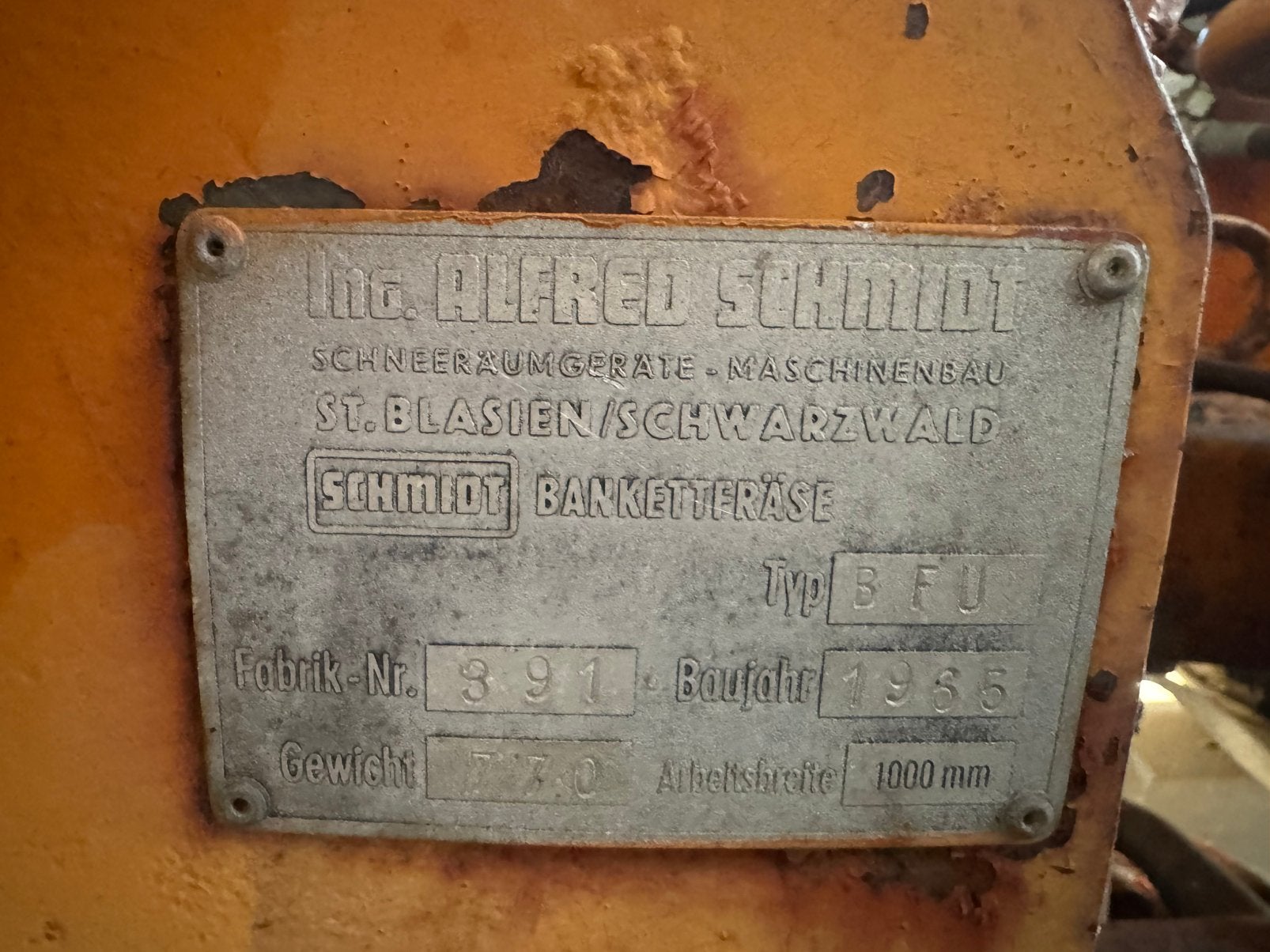 Unimog weg gereedschap schmidt, Ophalen, Gebruikt