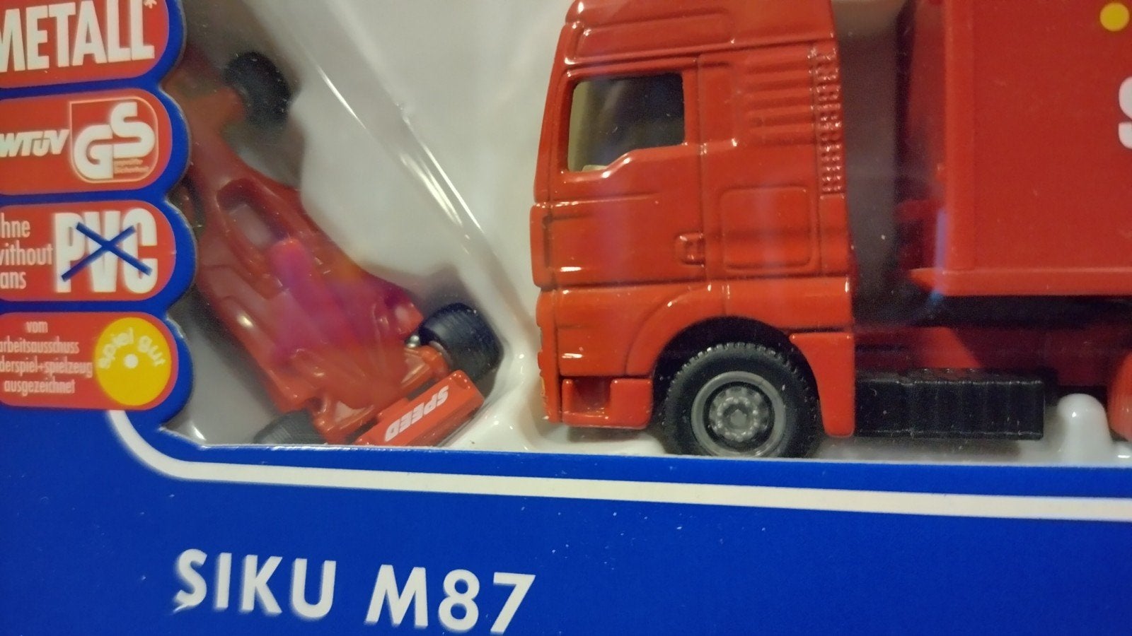 Man TGa Race Transporter F1 Ferrari Formule 1 1:87 Siku pol, Hobby en Vrije tijd, Modelauto's | 1:87, Verzenden, Nieuw, Sieper