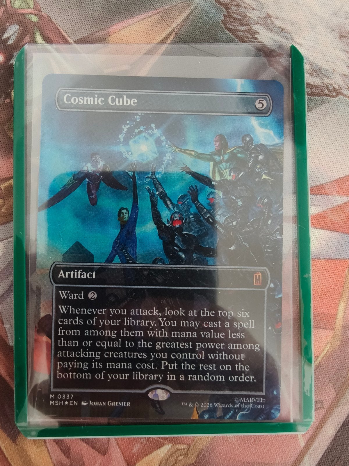 Magic: The Gathering Cosmic Cube (MSH) - Marvel, Ophalen of Verzenden, Zo goed als nieuw, Losse kaart