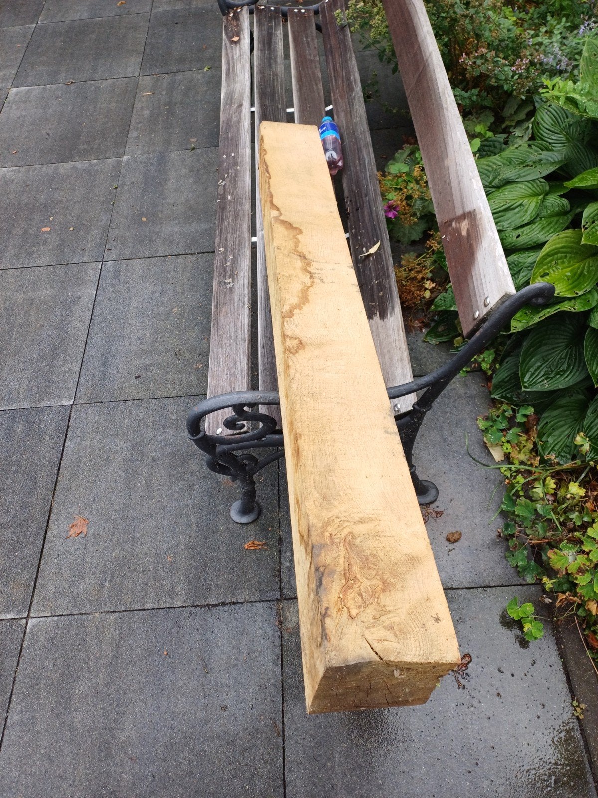 eiken balk 145x145x1300, Ophalen, 250 cm of meer, Balken