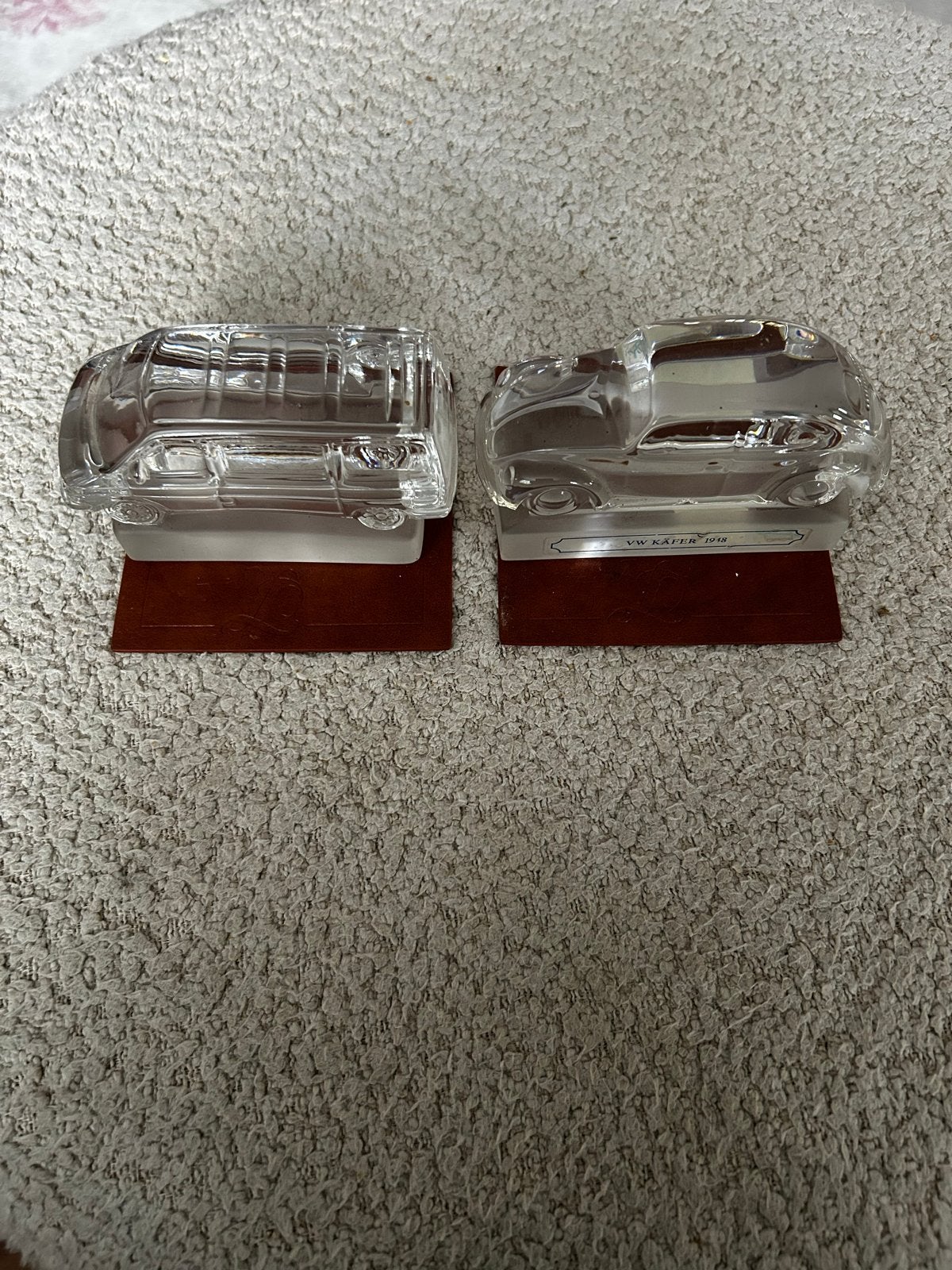 Crystal collection VW Kever 1948 en VW Transporter, Ophalen of Verzenden, Zo goed als nieuw, Auto's