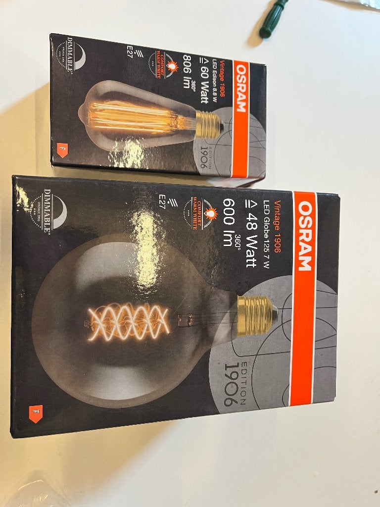 Osram 1906 led lampen, Led-lamp, Osram, Dimbaar, Nieuw