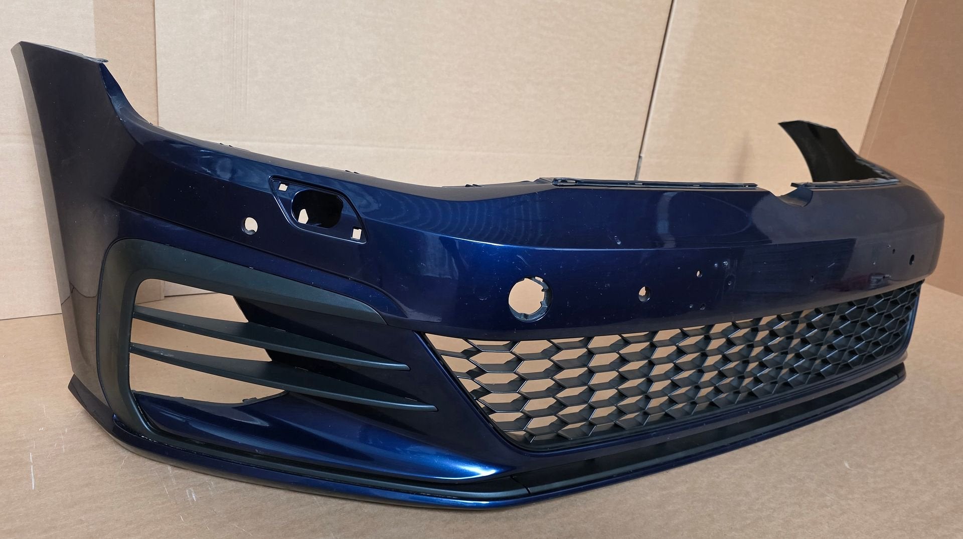 Voorbumper Volkswagen Golf 7 VII 7.5 4xPDC KLS GTI GTD VW, Gebruikt, -, Voor, Ophalen of Verzenden