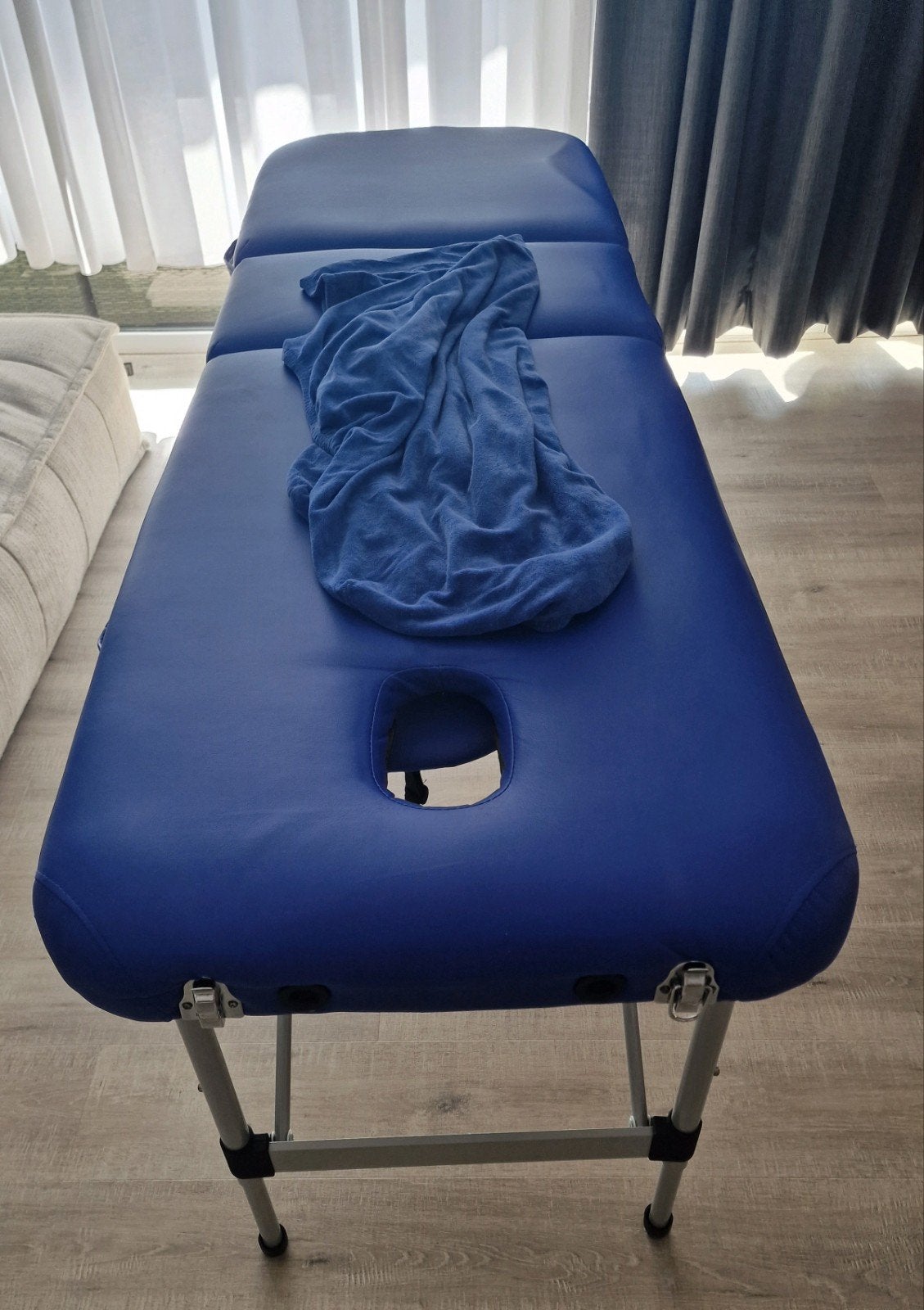 mannen massage, Ophalen