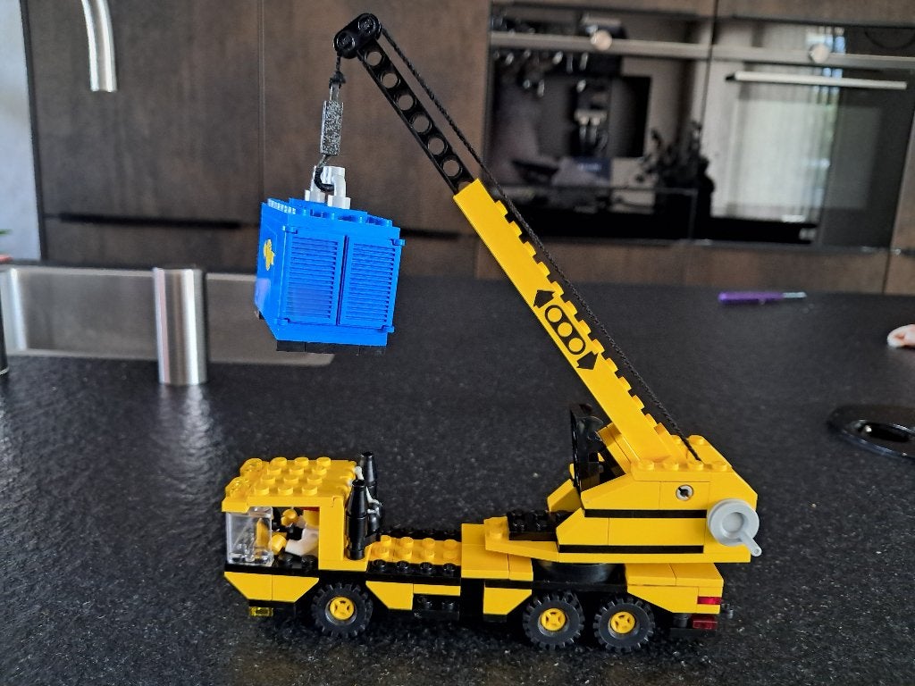 Lego set 6361Mobile Crane, Ophalen of Verzenden, Zo goed als nieuw, Compleet, Lego