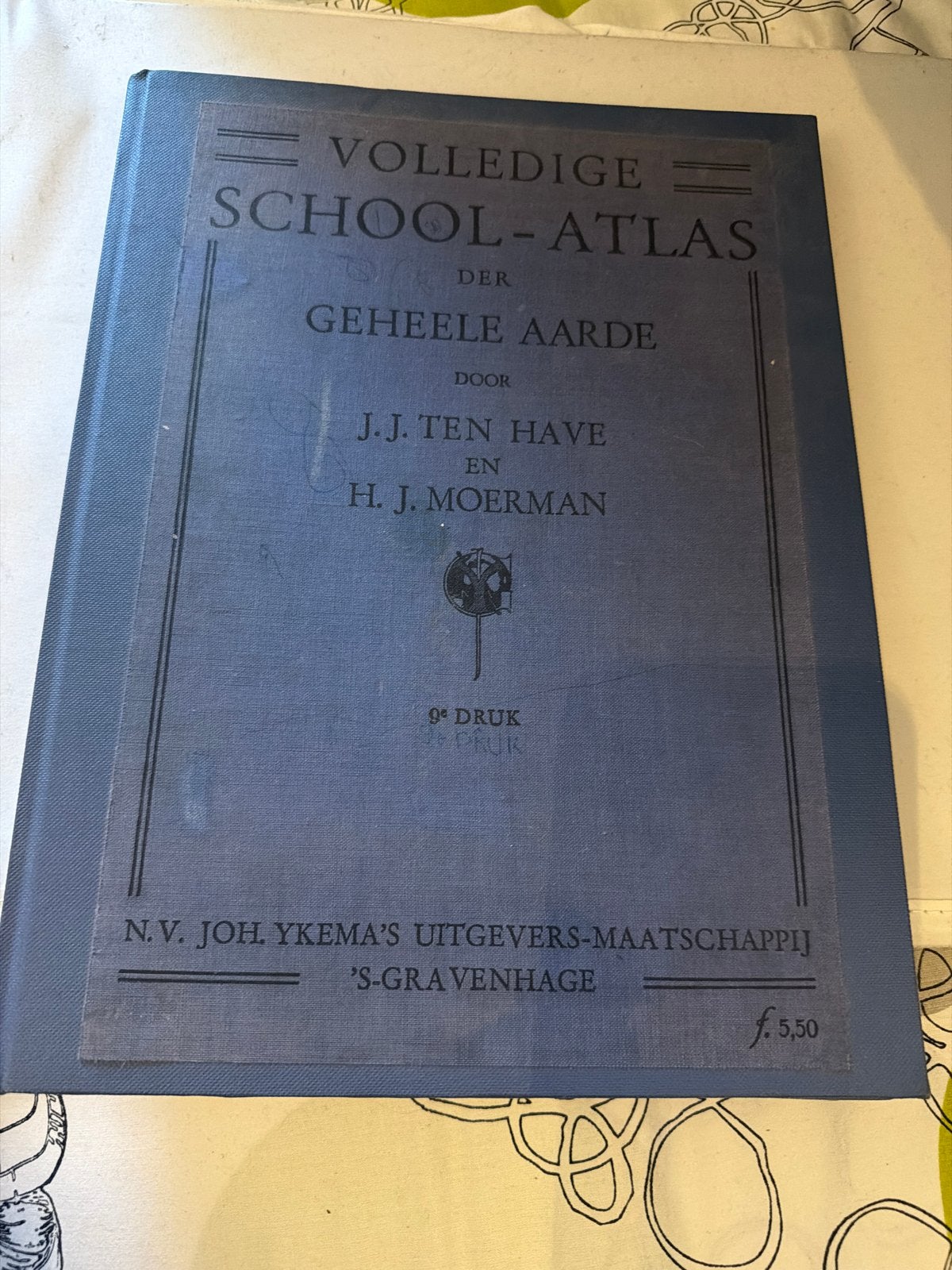 Volledige School-Atlas der Geheele Aarde - J.J. ten Have, Gelezen, Overige atlassen, Verzenden, 1800 tot 2000